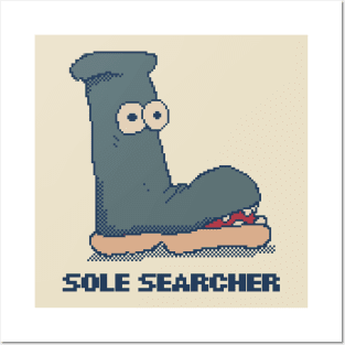 Sole Seacher - 8bit Pixel Art Posters and Art